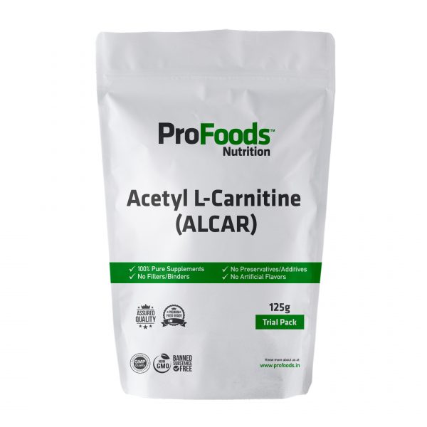 Acetyl-L-Carnitine-(ALCAR) 125g-Front