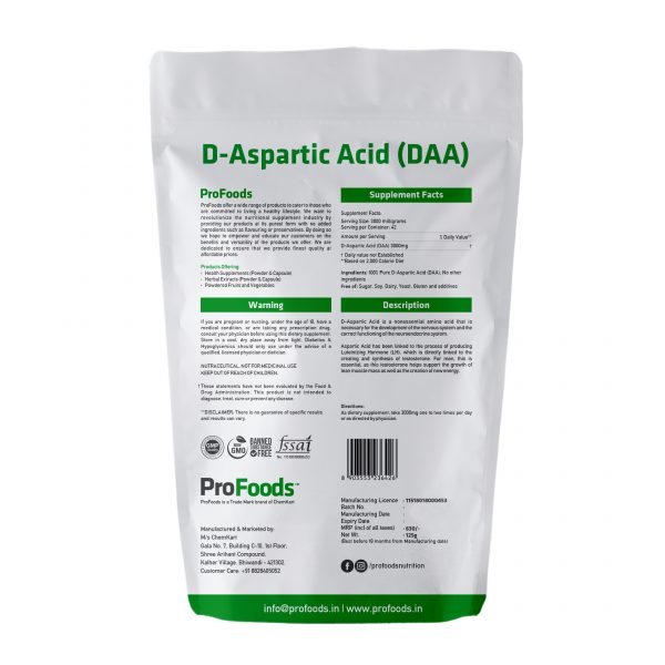 D-Aspartic-Acid-(DAA)-125g-Back