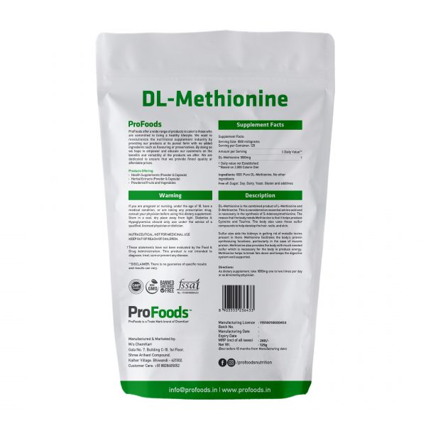 DL-Methionine-125g-Back