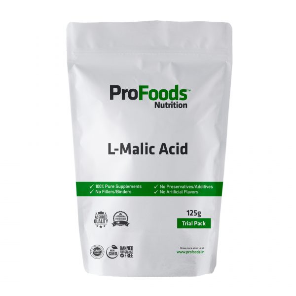 L-Malic Acid Powder 125g Front