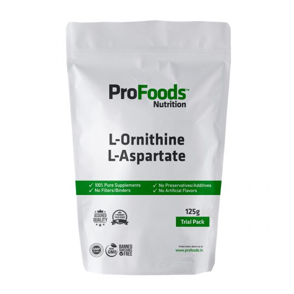 L Ornithine L Aspartate Powder 125g Front