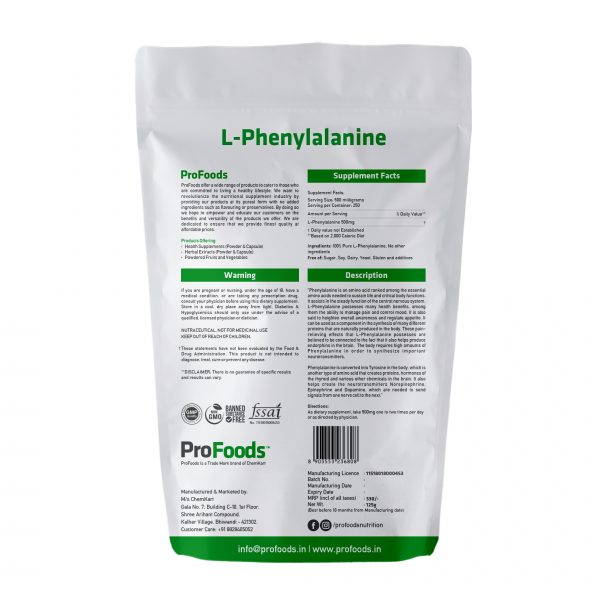 L-Phenylalanine-125g Back