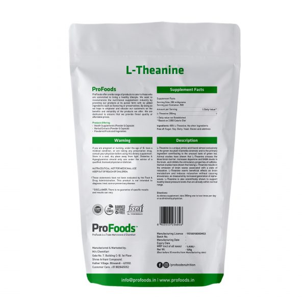 L-Theanine-125g Back