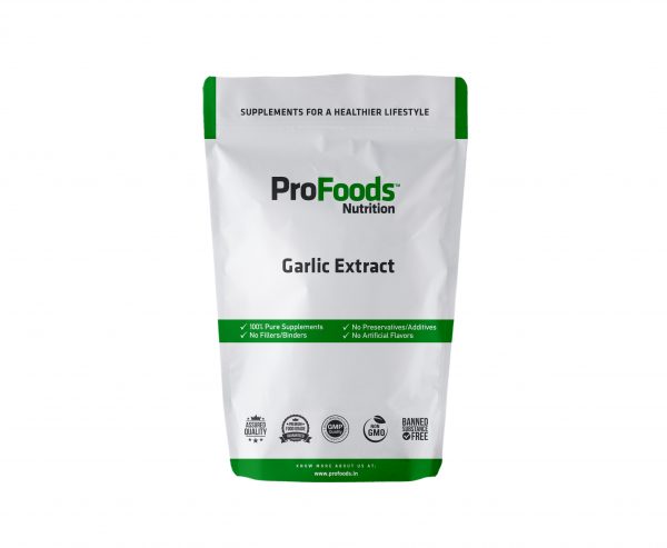 Garlic Extract Profoods Front Packaging Mockup